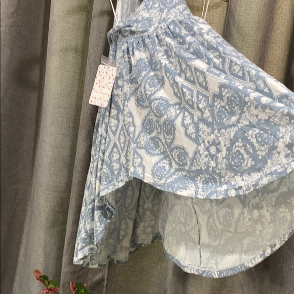 FREE PEOPLE IVORY COMBO ASYMETRICAL TUNIC - Picture 6 of 6